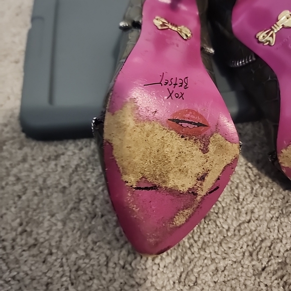 Betsey johnson zipper high heels - Picture 4 of 9